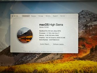 Macbook Pro 13” 2011