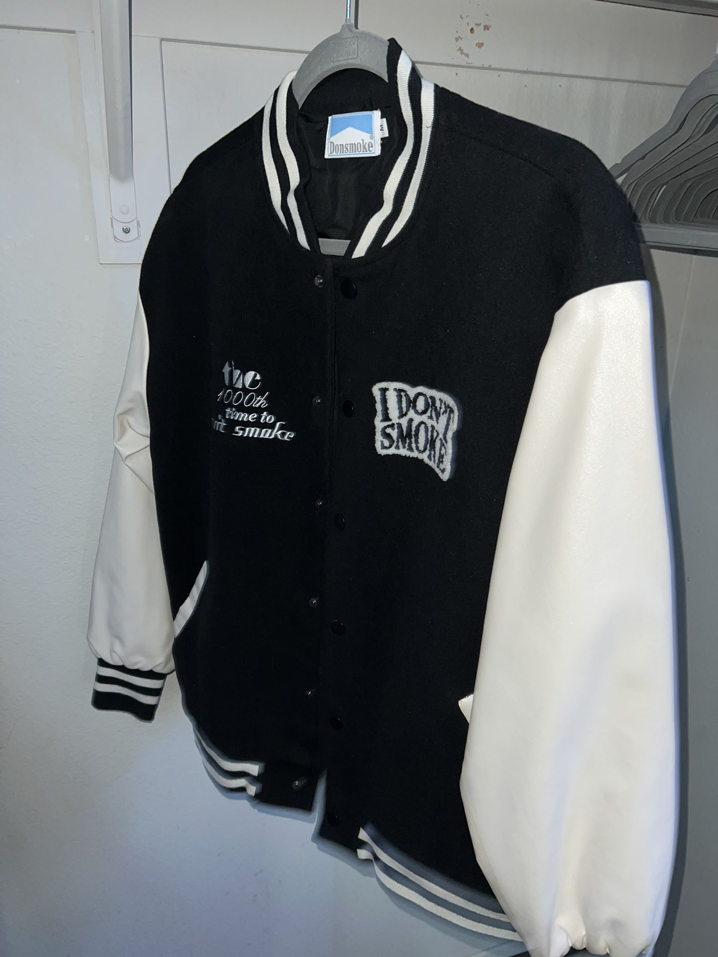I Dont Smoke Brand Varsity Jacket