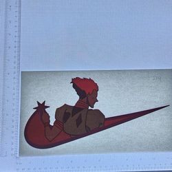 Iron On Heat Transfer  Good For T-shirts Sweaters Jackets T Shirt Design Size Is About 6x10  Nike #214