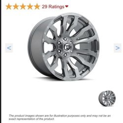 New Fuel Blitz 22x12 -44 Gray 