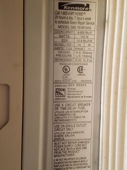 Kenmore air conditioner
