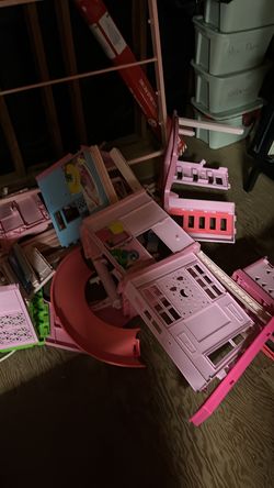 Taken apart doll house