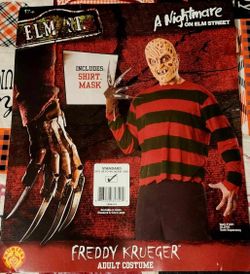 Freddy Kruger Halloween Costume nightmare on elm street