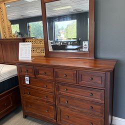 Solid Mahogany Wood Dresser