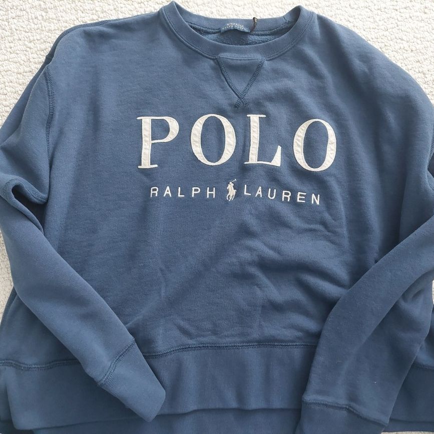 Ralph Lauren Blue Polo Sweatshirt Large Mint Cond. for Sale in