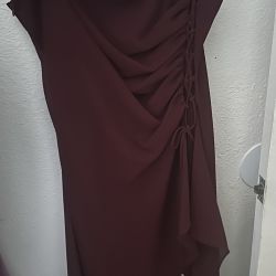 Maroon Evening Dress used once as bridesmaid dress