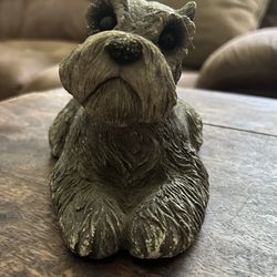 Vintage Sandicast Schnauzer Figurine by Sandra Brue. Read description