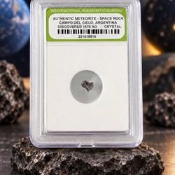 Campo del Cielo Meteorite Specimen Slabbed - Authentic Space Rock