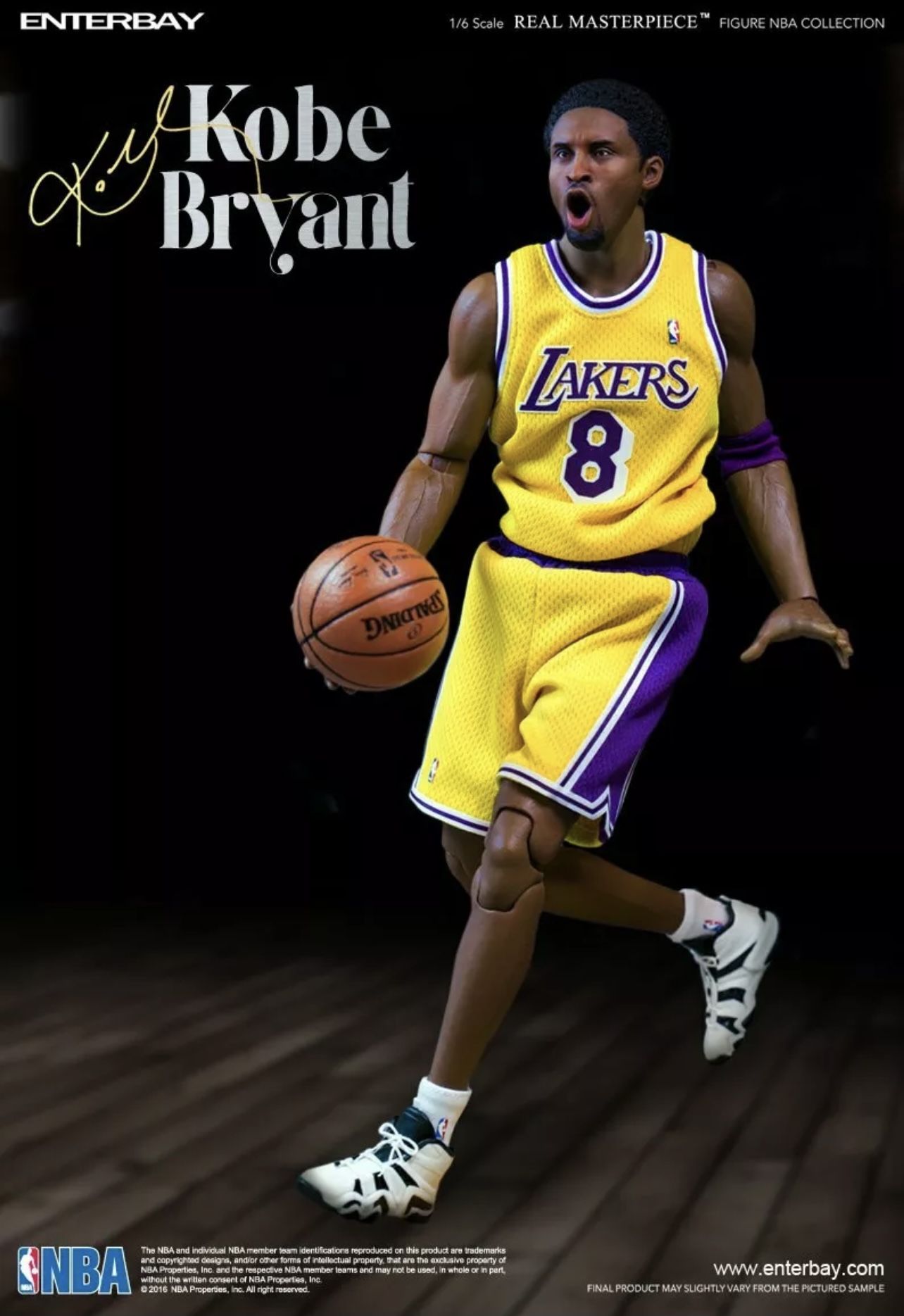 ENTERBAY NBA Collection KOBE BRYANT 2-pack ACTION FIGURE