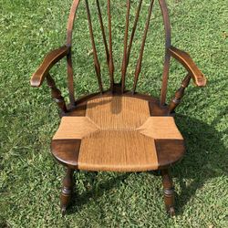 Flint furniture nyc antique wooden rocking chair