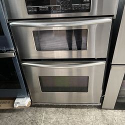 Kitchen Aid 30” Microwave Oven Combo In Stainless Steel Used