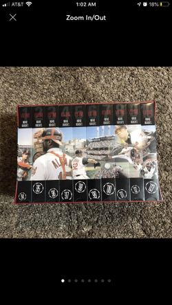 Cleveland Indians 1994-2003 VHS Set NIB