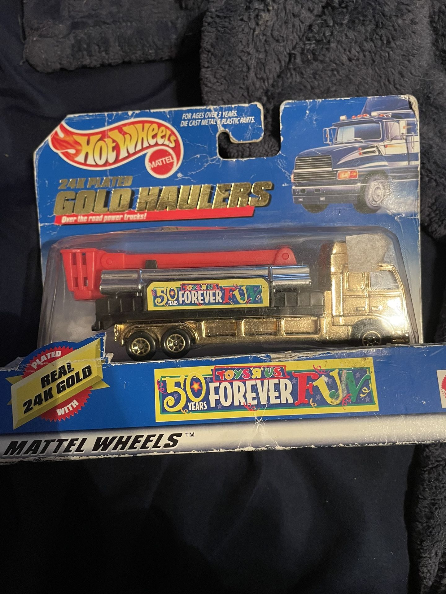 24k gold hot wheels truck