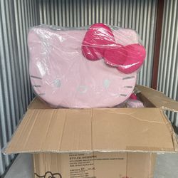 Hello Kitty Impressions Vanity Kawaii Swivel Chair Pink Velvet 