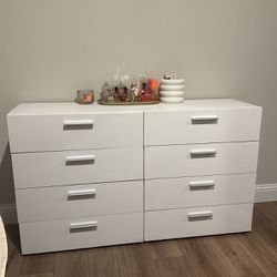 White Dresser 8 $150 OBO
