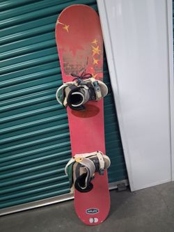 K2 Snowboard 159 bindings & boots