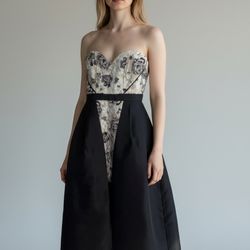 Elegant Maniju Black Dress 