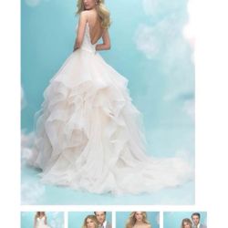 Allure Bridals Wedding Dress With Veil 