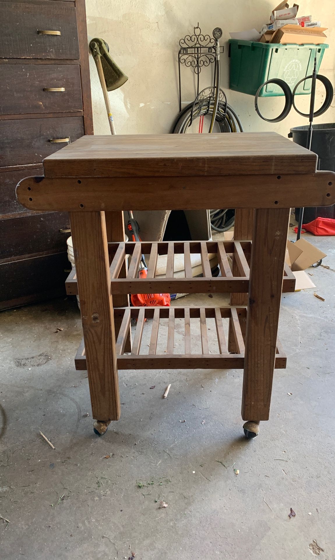 Rolling Wood Chopping Block