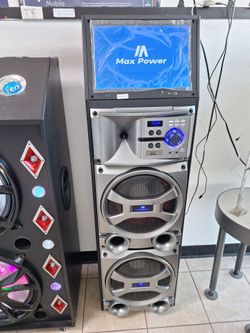 Max Power Tower Speaker System with Display