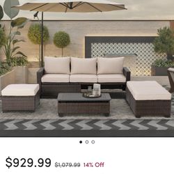 Chandon 6 - Person Outdoor Seating Group with Cushions