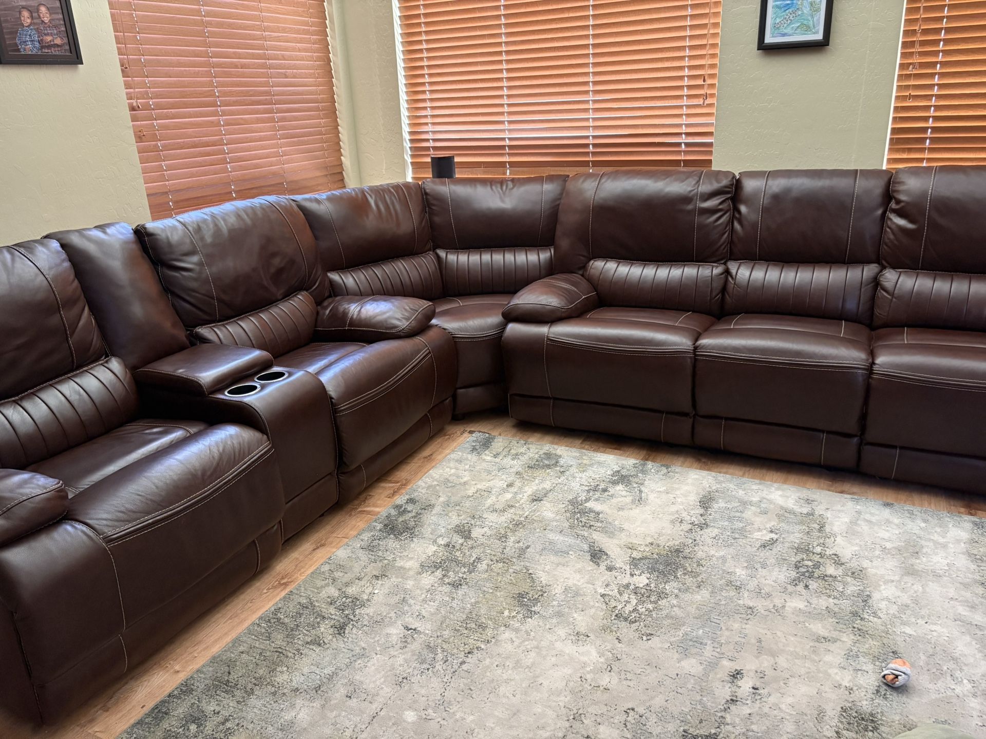 Leather Couch Sectional