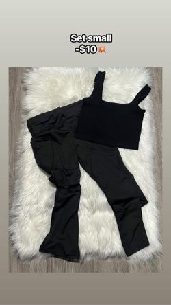 Work Out Set (leggings plus crop top)