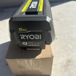 RYOBI 40V Lithium-Ion 5.0 Ah High Capacity Battery