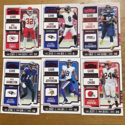 2023 CONTENDERS LOT OF 8 RED CARDS