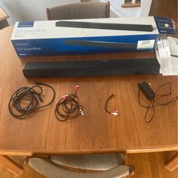 Insignia 2.0 Soundbar Speaker With Bluetooth, No Remote