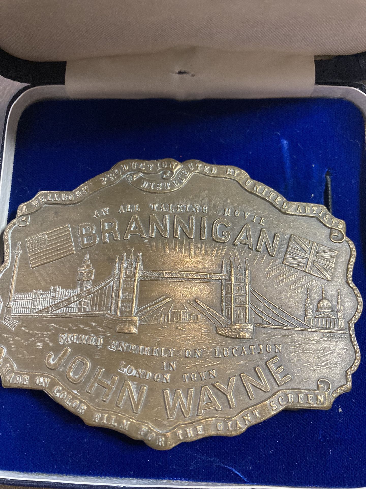 John Wayne Belt Buckle “A Collectors' Dream”