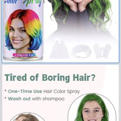 Hair Color Spray Green Joker 