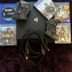 Ps4 Pro. Games And Controllers 