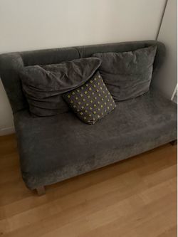 Cozy Convertible Grey Couch