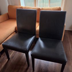 Two Black Chairs