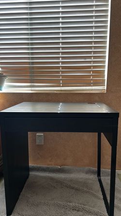IKEA small black desk