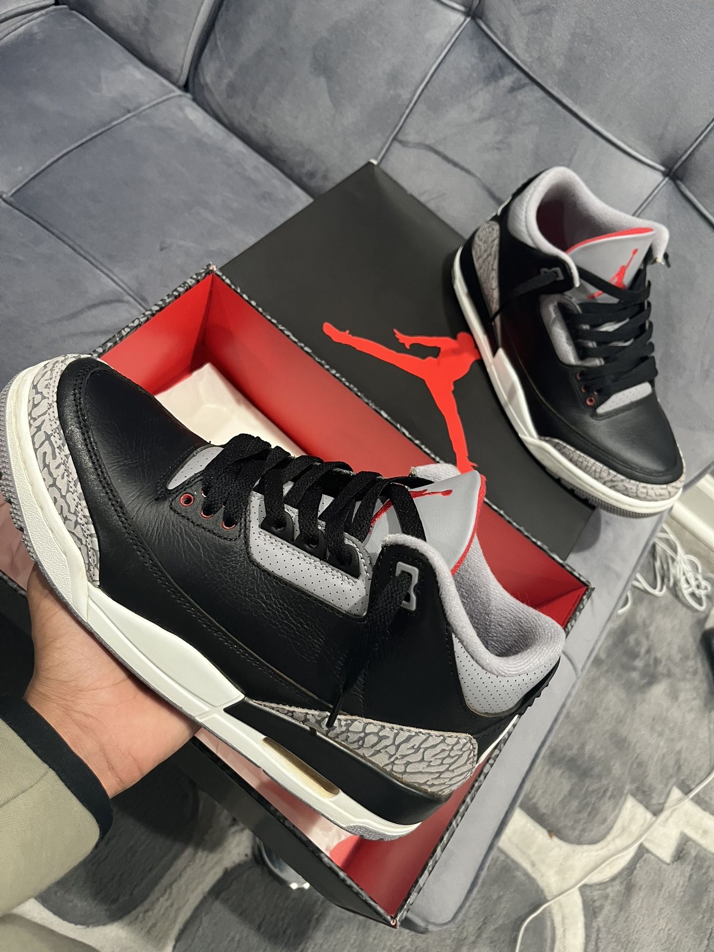 Jordan 3 Cements Size 8.5