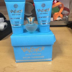 Versace Dylan Turquoise Body Gel, Bath & Shower Gel, And Dylan Turquoise Perfume