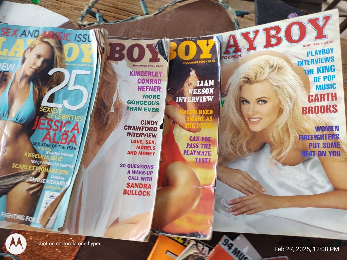 Playboy , FHM ,GQ, & MaximumCollection