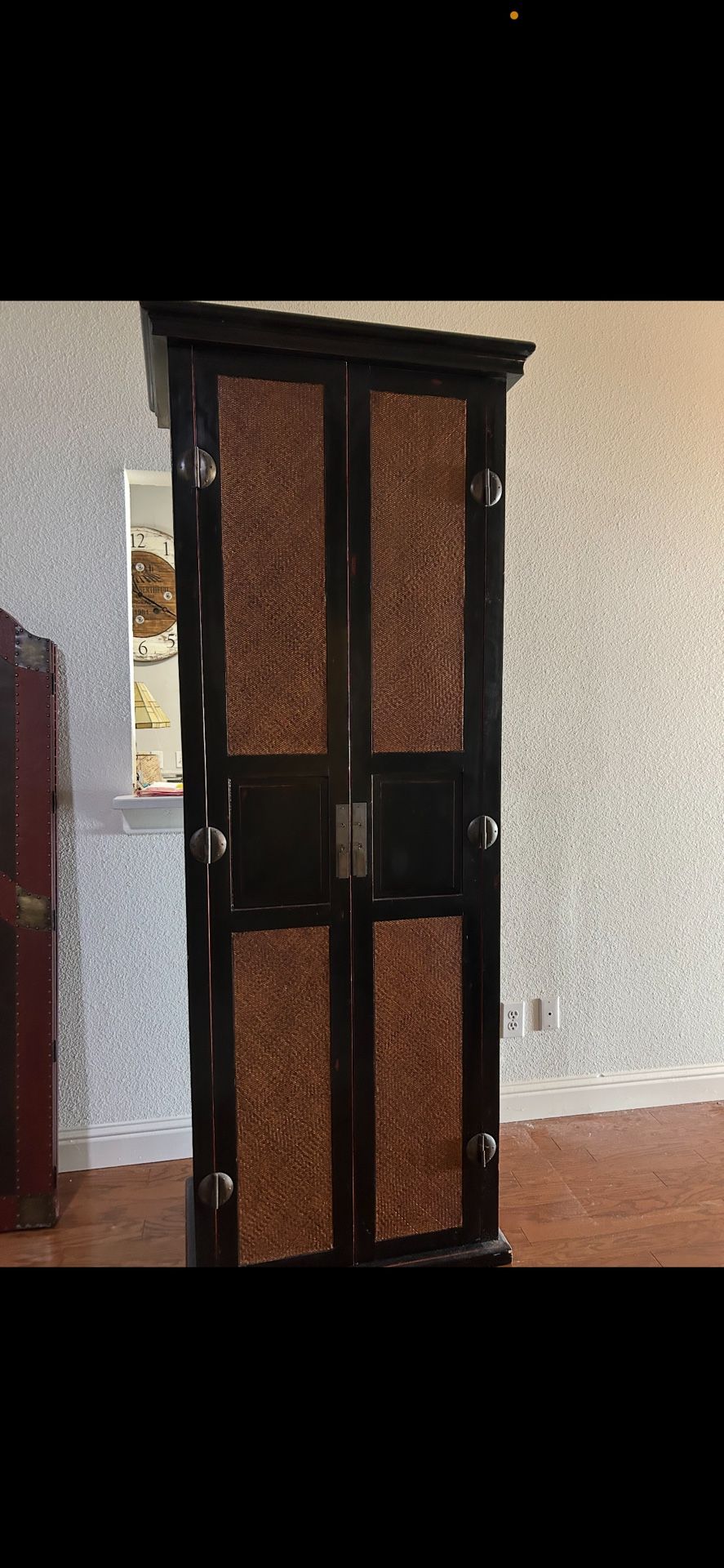 Beautiful Wood Armoire Bookshelf Great Condition
