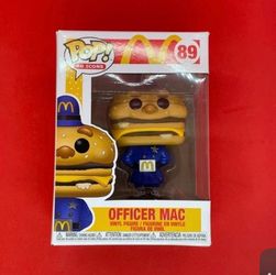 Funko Pop! Ad Icons: McDonald's - Officer Big Mac Vinyl Figure #89 NIB 2020