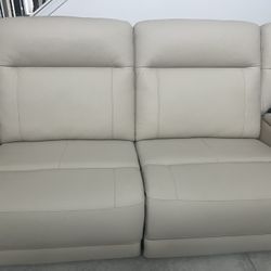 Newport Leather Power Reclining Sectional Pieces