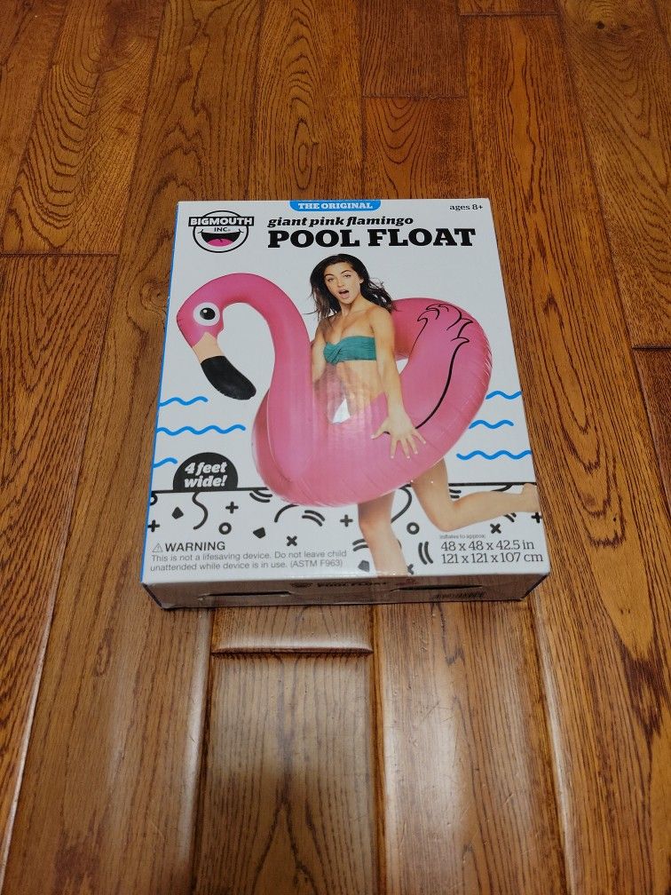 Bigmouth In Giant Pink Flamingo Pool Float