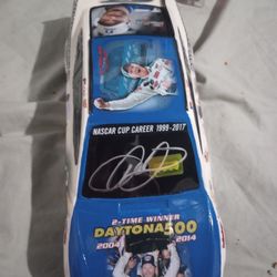 Dale Earnhardt Jr. Winning Moments Autograph Collage Car,