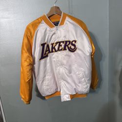Lakers Boys Xl Nike Authentic Bomber Jacket
