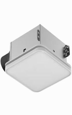 Commercial Electric 80/110 CFM Ceiling Mount Room Side Installation Square Bathroom Exhaust Fan with Night Light and Humidity Sensor BF1110