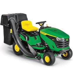 John Deere S100 Riding Lawn Tractor with Bagger