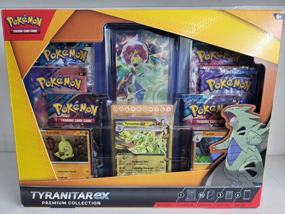 Pokemon TCG, Tyranitar ex Premium Collection Box, Obsidian Flames, New/ Factory Sealed