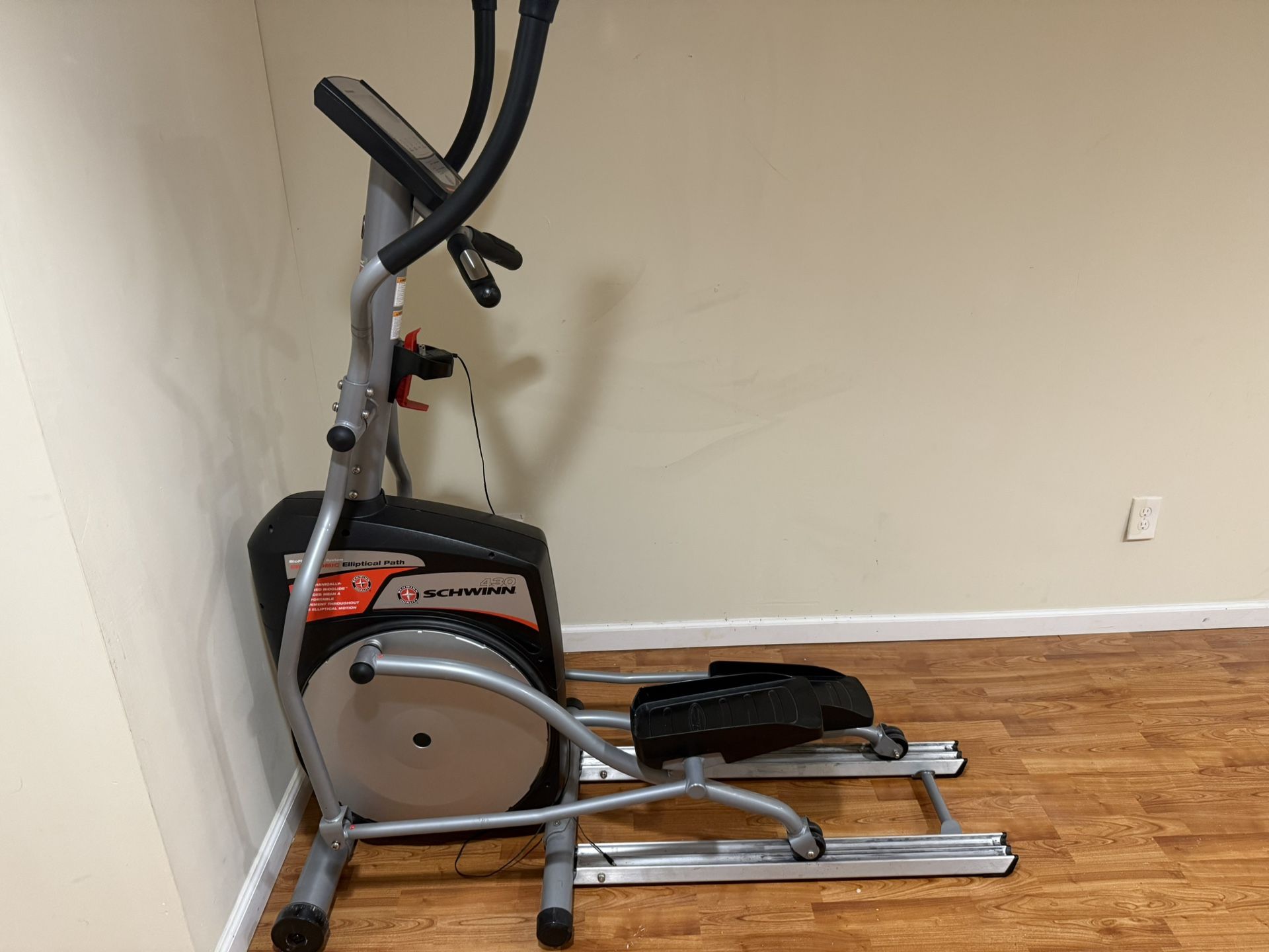 Schwinn Fitness 430 Elliptical Trainer, Treadmill Mat, Exercise ball