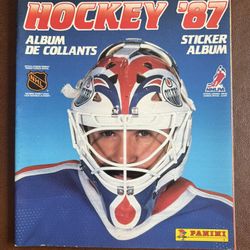 Panini Hockey 1987 Sticker Album No Stickers Wayne Gretzky 
